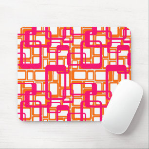 More Open Mid-Century Modern Rectangles Mouse Pad