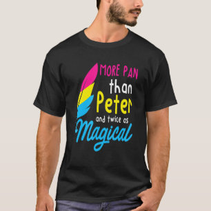 More Pan Than Peter Funny Lgbtq Queer Omnisexual T-Shirt