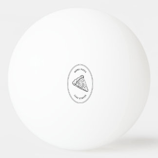 More pizza less stress ping pong ball