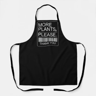 More Plants Please Indoor Plant Lover Gift Apron