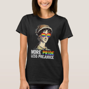 More Pride Less Prejudice LGBT Gay Pride Month Pro T-Shirt