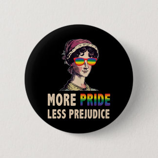 More Pride Less Prejudice Lgbt Gay Proud Ally Prid Button