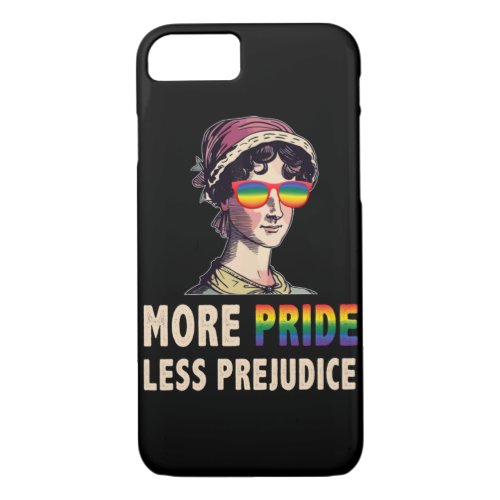 More Pride Less Prejudice Lgbt Gay Proud Ally Prid iPhone 87 Case