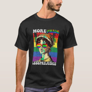 More Pride Less Prejudice Lgbt Gay Proud Ally Prid T-Shirt