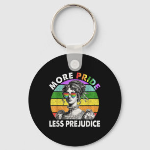 More Pride Less Prejudice Pride Month Lgbtq Gay Le Keychain