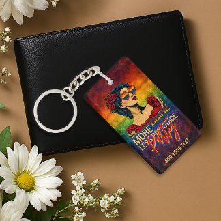 More Pride Less Prejudice Pride Month LGBTQ Keychain