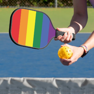 More Pride Less Prejudice Pride Month LGBTQ Pickleball Paddle