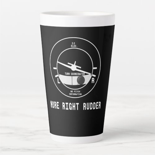More Right Rudder Cfi Flight Instructor Pilot Gift Latte Mug