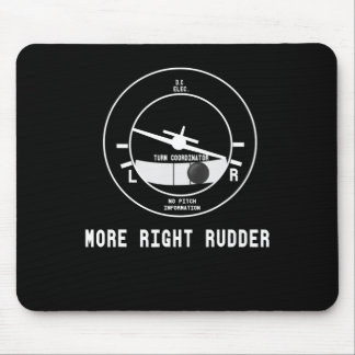 More Right Rudder Cfi Flight Instructor Pilot Gift Mouse Pad