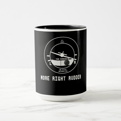 More Right Rudder Cfi Flight Instructor Pilot Gift Mug