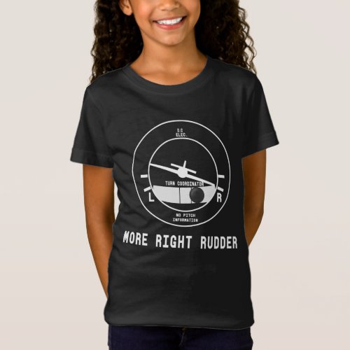 More Right Rudder Cfi Flight Instructor Pilot Gift T_Shirt