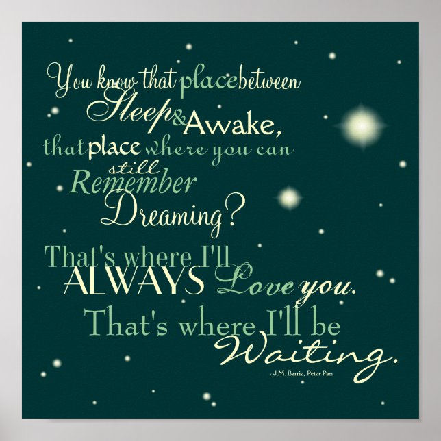 (More Stars)That's Where I'll Be Waiting Poster (Front)