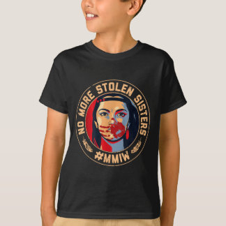 -More Stolen Sister Red Hand Mmiw Awareness T-Shirt