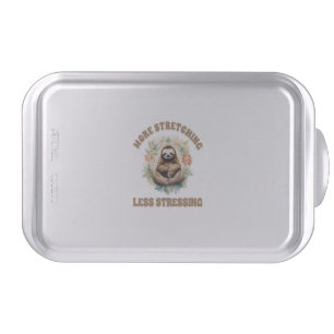More Stretching Less Stressing Sloth Cake Pan