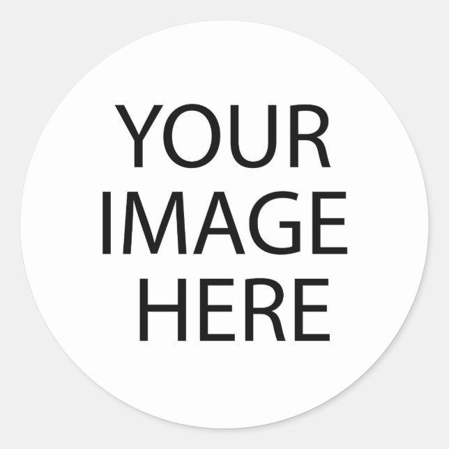 More templates for qpc- Customized Classic Round Sticker (Front)