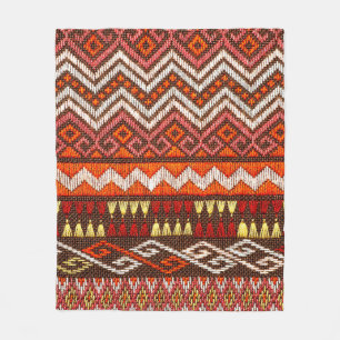 More than 100 years old colorful thai handcraft pe fleece blanket