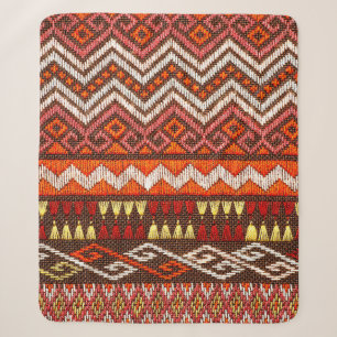 More than 100 years old colorful thai handcraft pe sherpa blanket