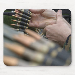 More than 3,000 rounds were fired from M-240G Mouse Pad