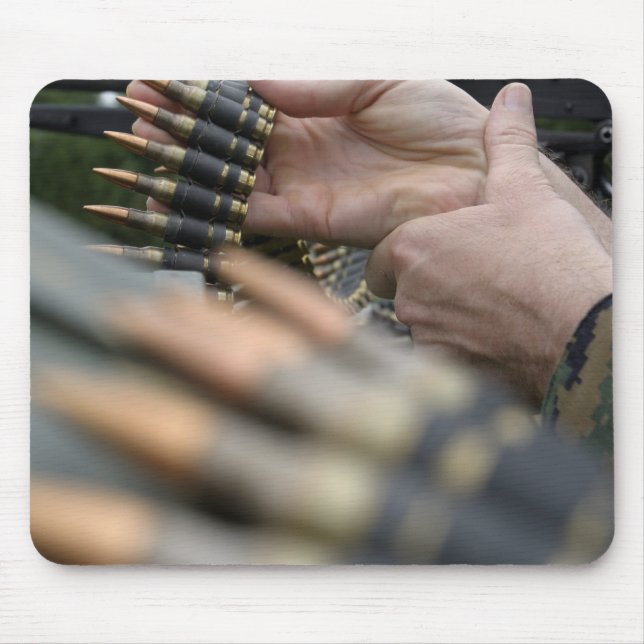 More than 3,000 rounds were fired from M-240G Mouse Pad (Front)