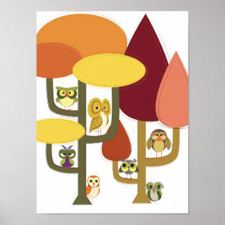 More Than a Hoot in the MCM Woods Poster