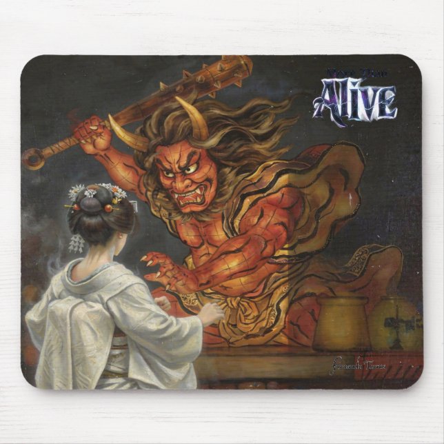 More Than Alive Lantern Mousepad