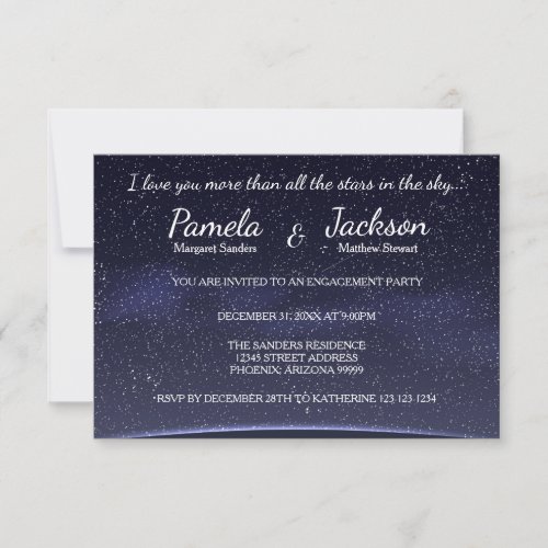 More Than All The Stars_3x5Engagement Party Invite