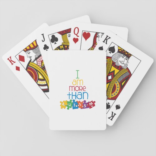 More Than Autism Playing Cards
