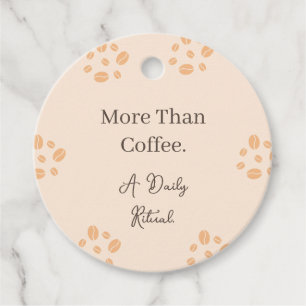 More Than Coffee Daily Ritual Cream Gift Tag