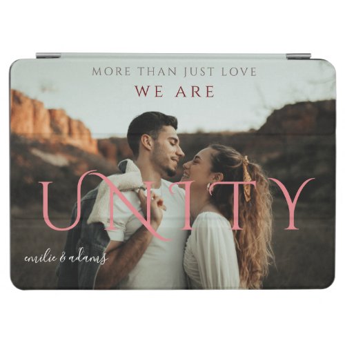 MORE THAN JUST LOVE  Custom Couple Photo iPad Air Cover