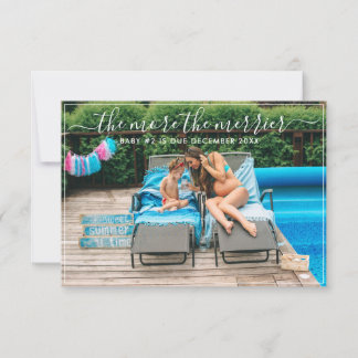 More The Merrier | Photo Pregnancy Announcement