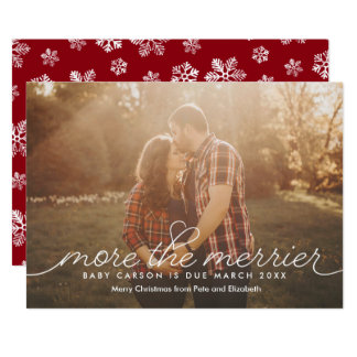christmas cards to announce pregnancy