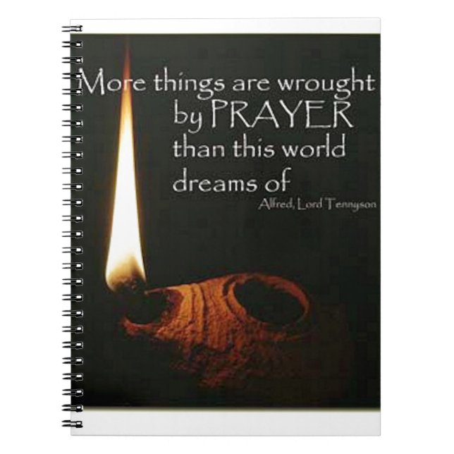 More Things Are Wrought With Prayer Notebook (Front)
