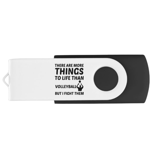 MORE THINGS TO LIFE THAN VOLLEYBALL FLASH DRIVE (Back)