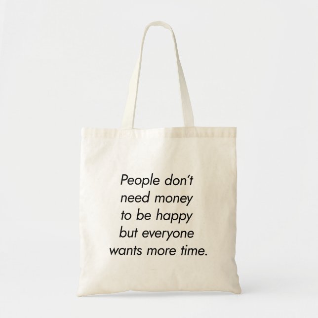 More Time Tote Bag (Front)