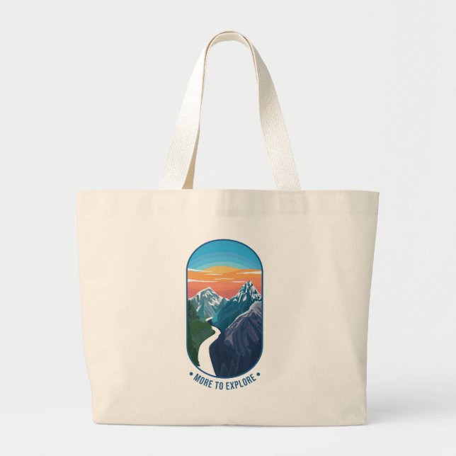 More to explore large tote bag (Front)
