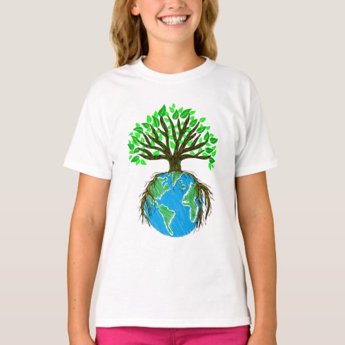 More Trees Please Earth Day T_Shirt