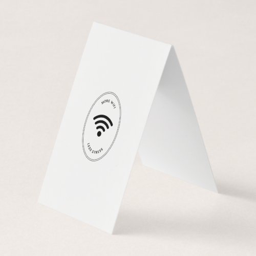 More Wifi less stress Business Card