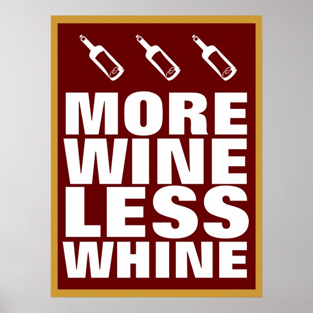 More Wine Poster (Front)