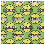 More yellow Pickleballs - custom background Fabric