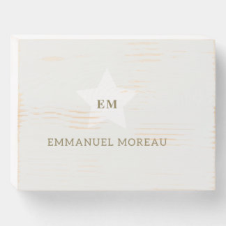MOREAU WOODEN BOX SIGN