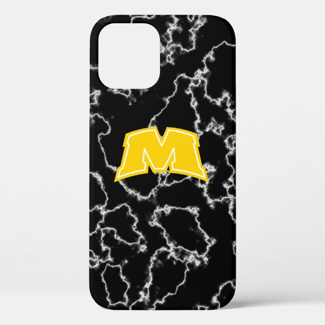 Morehead Black Marble Case-Mate iPhone Case (Back)