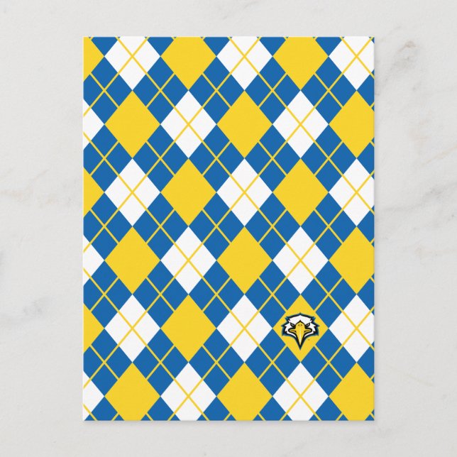 Morehead State Eagles Argyle Invitation Postcard (Front)