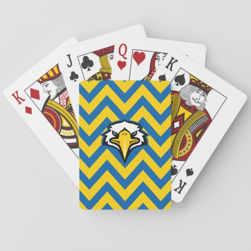 Morehead State Eagles Chevron Poker Cards