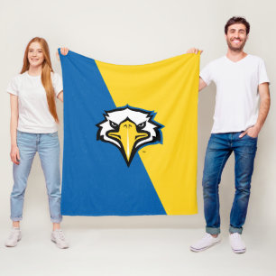 Morehead State Eagles Color Block Distressed Fleece Blanket