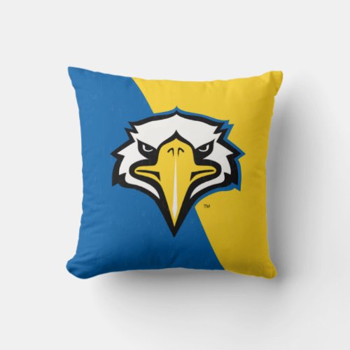 Morehead State Eagles Color Block Distressed Throw Pillow