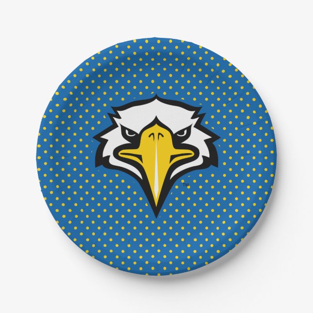 Morehead State Eagles Polka Dots Paper Plates (Front)