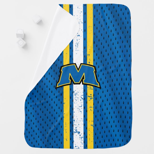 Morehead State Jersey Baby Blanket (In Situ)