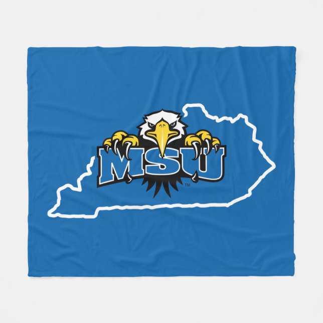 Morehead State Love Fleece Blanket (Front (Horizontal))
