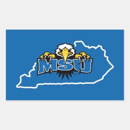 Morehead State Love Rectangular Sticker