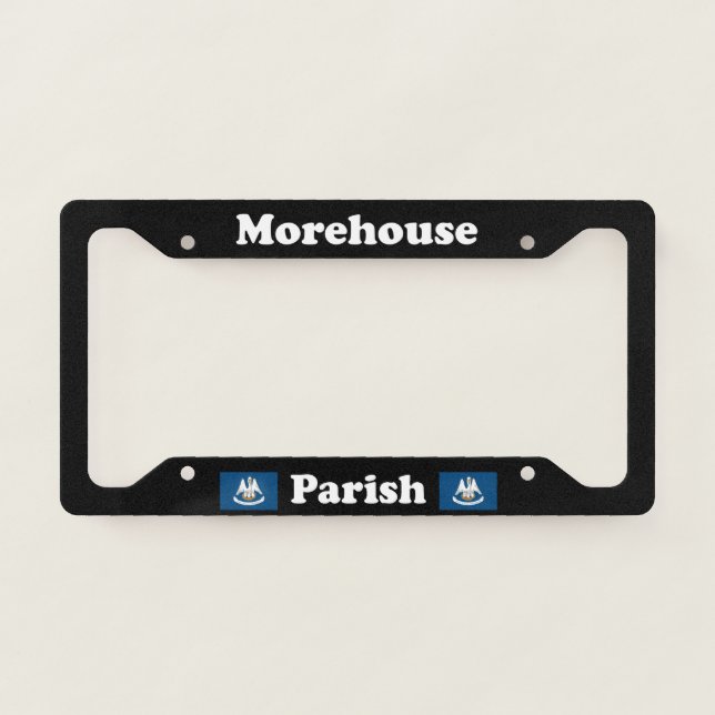 Morehouse Parish Louisiana LPF License Plate Frame (Front)